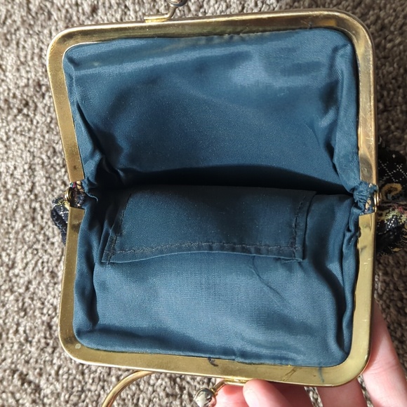 Vintage Evening Purse Embroidered - Picture 5 of 5